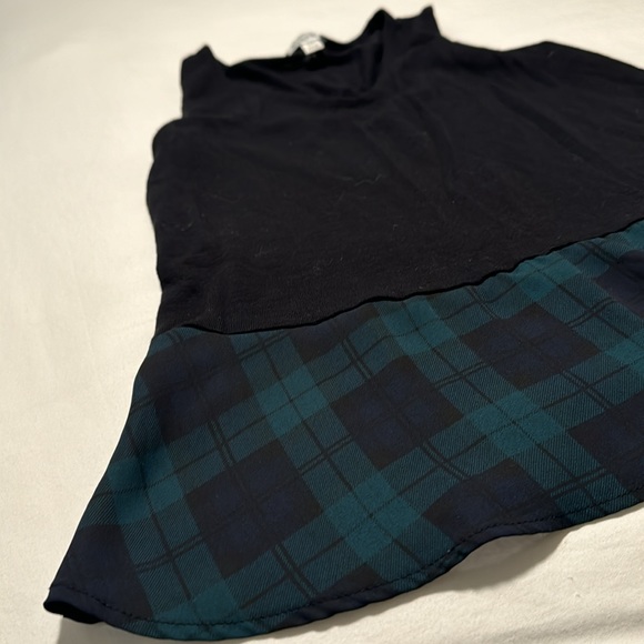XS J CREW flowy top with plaid bottom - Picture 4 of 5